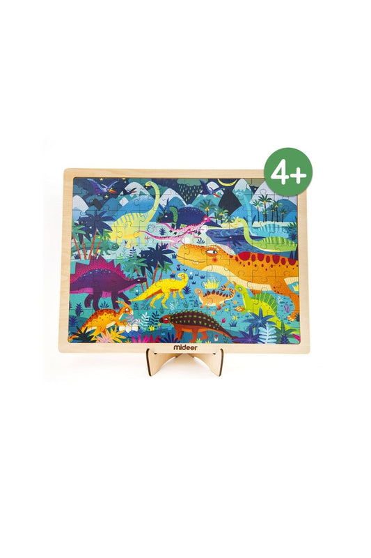 Wooden Puzzle - Dinosaurs (100 Pcs) - Marah Kids