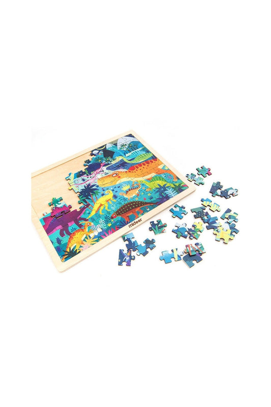 Wooden Puzzle - Dinosaurs (100 Pcs) - Marah Kids