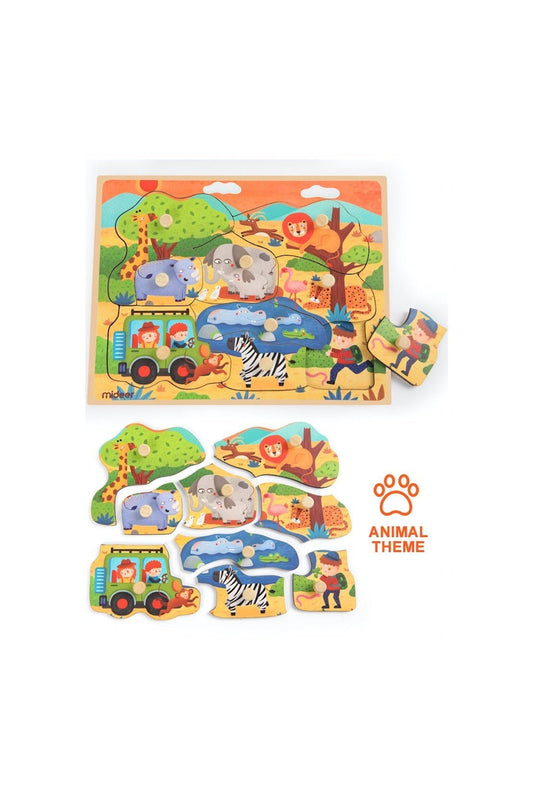 Wild Animal Discovery Puzzle - Marah Kids