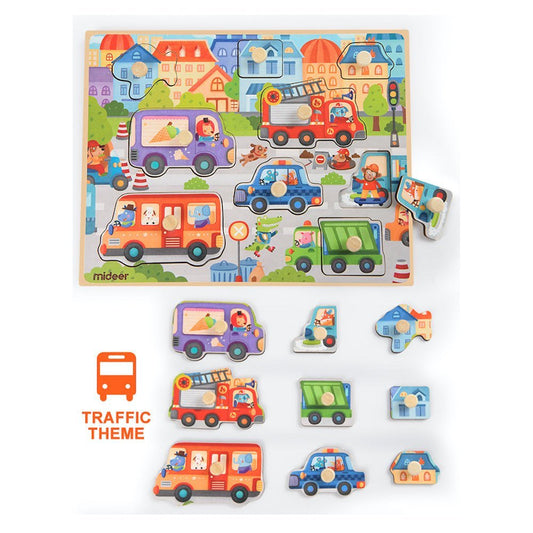 Vehicles Discovery Puzzle - Marah Kids