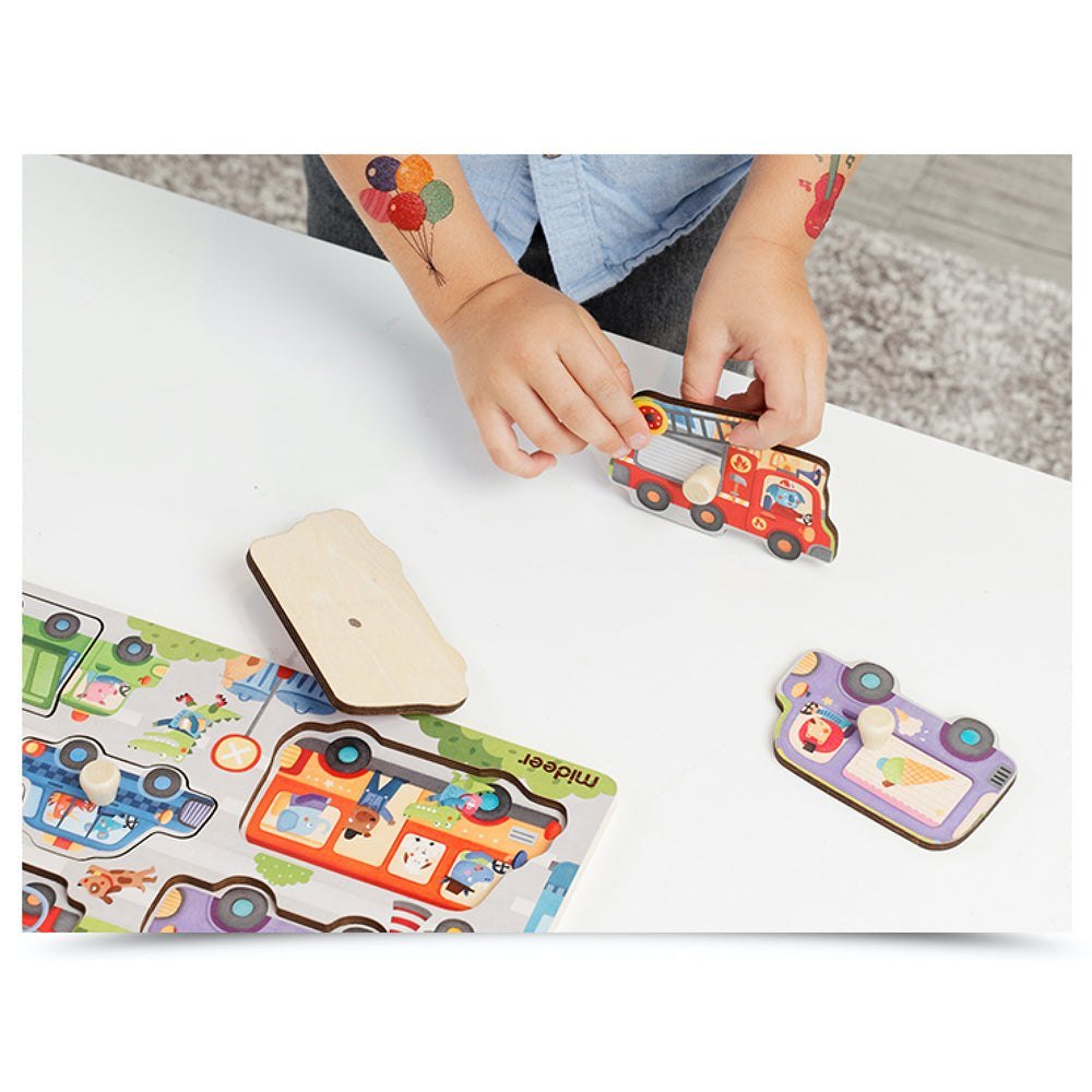 Vehicles Discovery Puzzle - Marah Kids