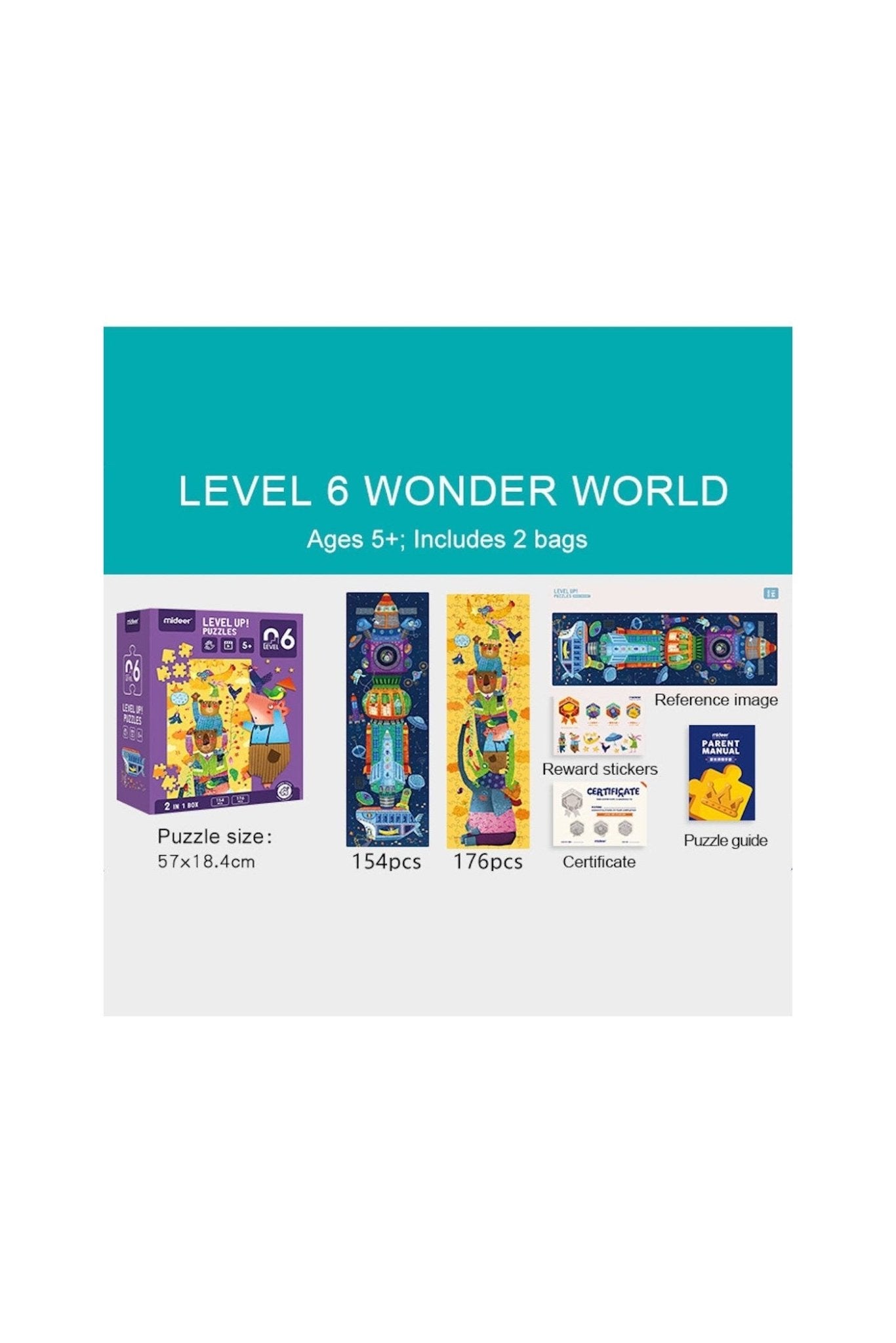 Wonder World Puzzle (Advanced Puzzles Series) - Marah Kids