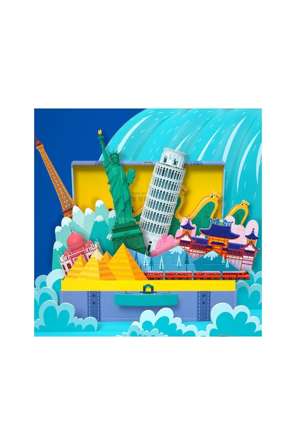 Travel Around The World Puzzle - America - Marah Kids