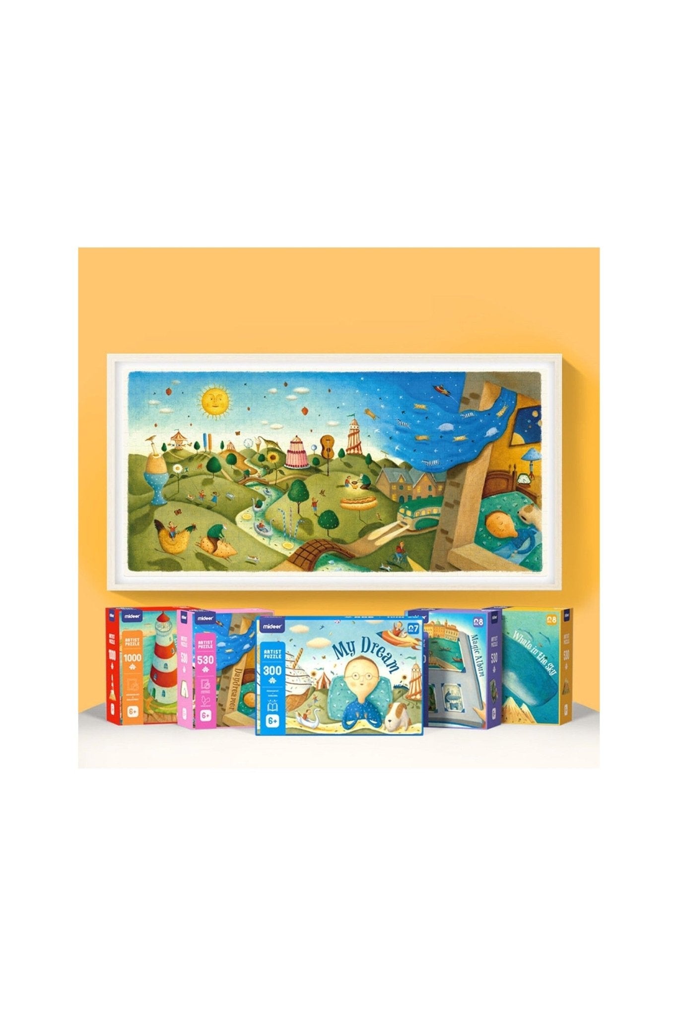 Whale In The Sky Puzzle - 530 Pcs - Marah Kids