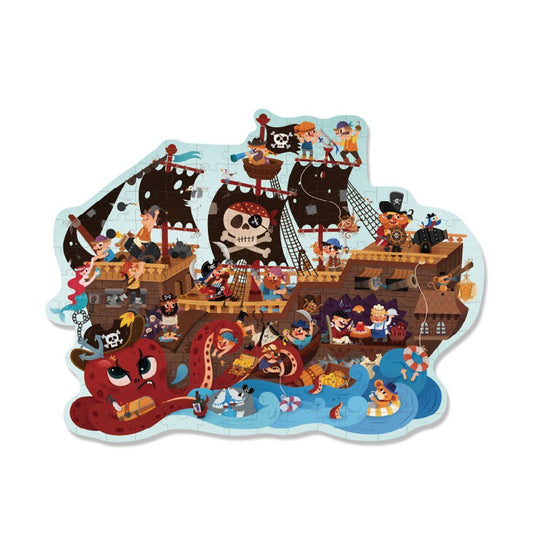 Irregular Puzzle - Pirates At Sea - Marah Kids