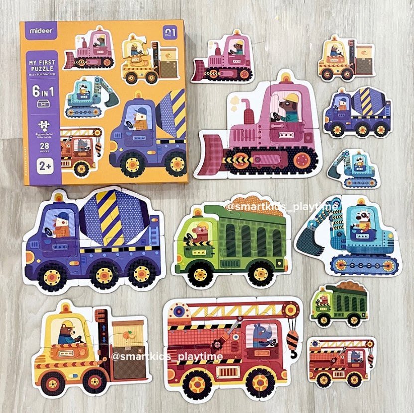 My First Puzzle - Construction Site - Marah Kids