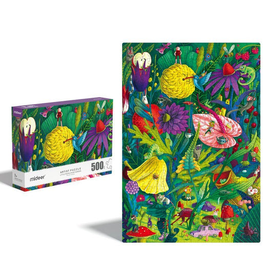 Little People In My Garden Puzzle - 500 Pcs - Marah Kids