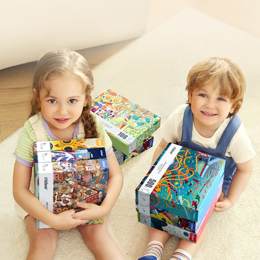 Little People In My Garden Puzzle - 500 Pcs - Marah Kids