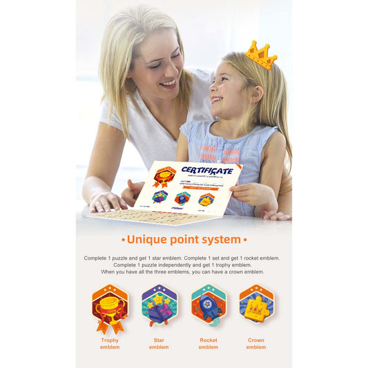 Level Up Puzzles - Friendly Animals (3 In 1) Level 0 - Marah Kids