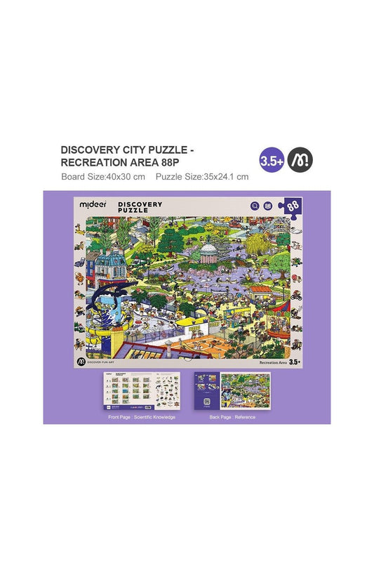 Observation Puzzle - Big City - 88 Pcs - Marah Kids