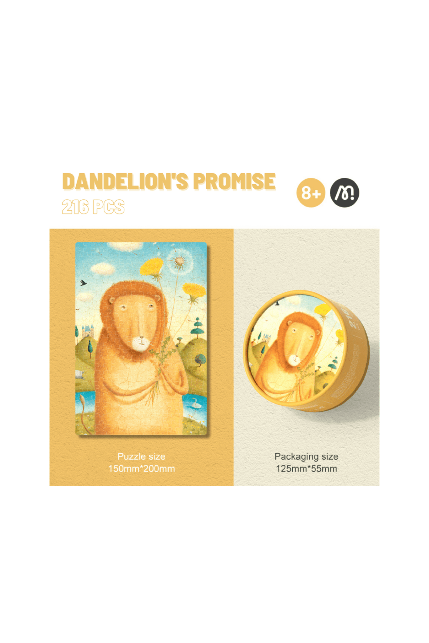 Dandelion'S Promise - Pocket Puzzle Series - 216 Pcs - Marah Kids