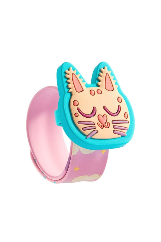 Mosquito Repellent Snap On Bracelet - Sleepy Kitten - Marah Kids