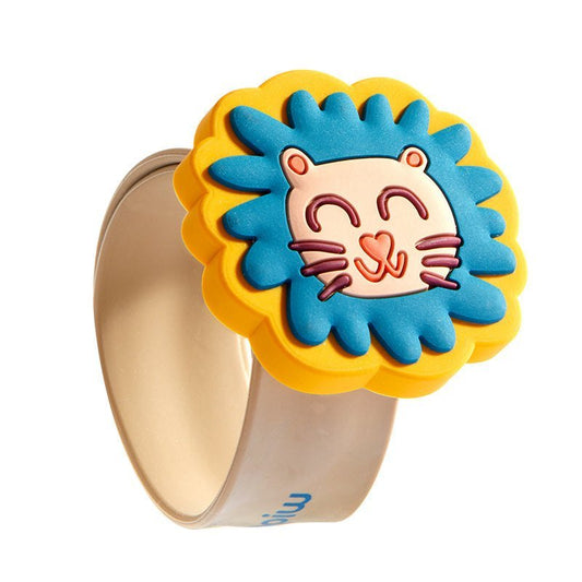 Mosquito Repellent Snap On Bracelet - Lion - Marah Kids