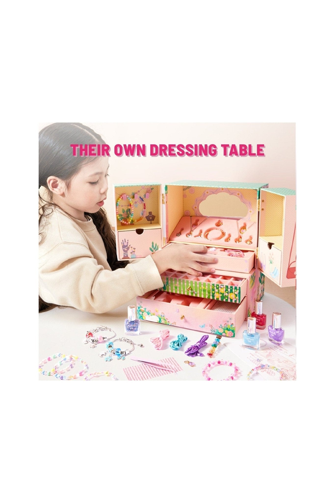 Jewelry Craft Kit W/ Nail Polish - Marah Kids