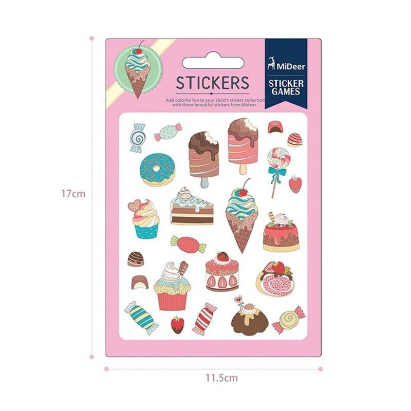 Colourful Stickers - Ice Cream - Marah Kids
