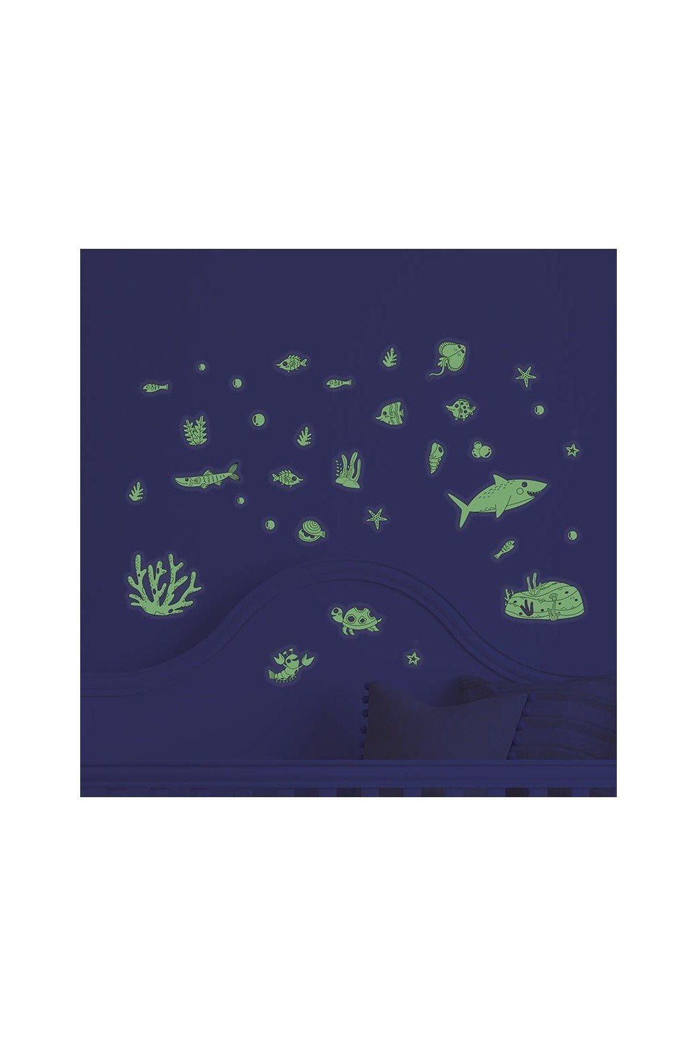 Fluorescent Stickers - Ocean - Marah Kids