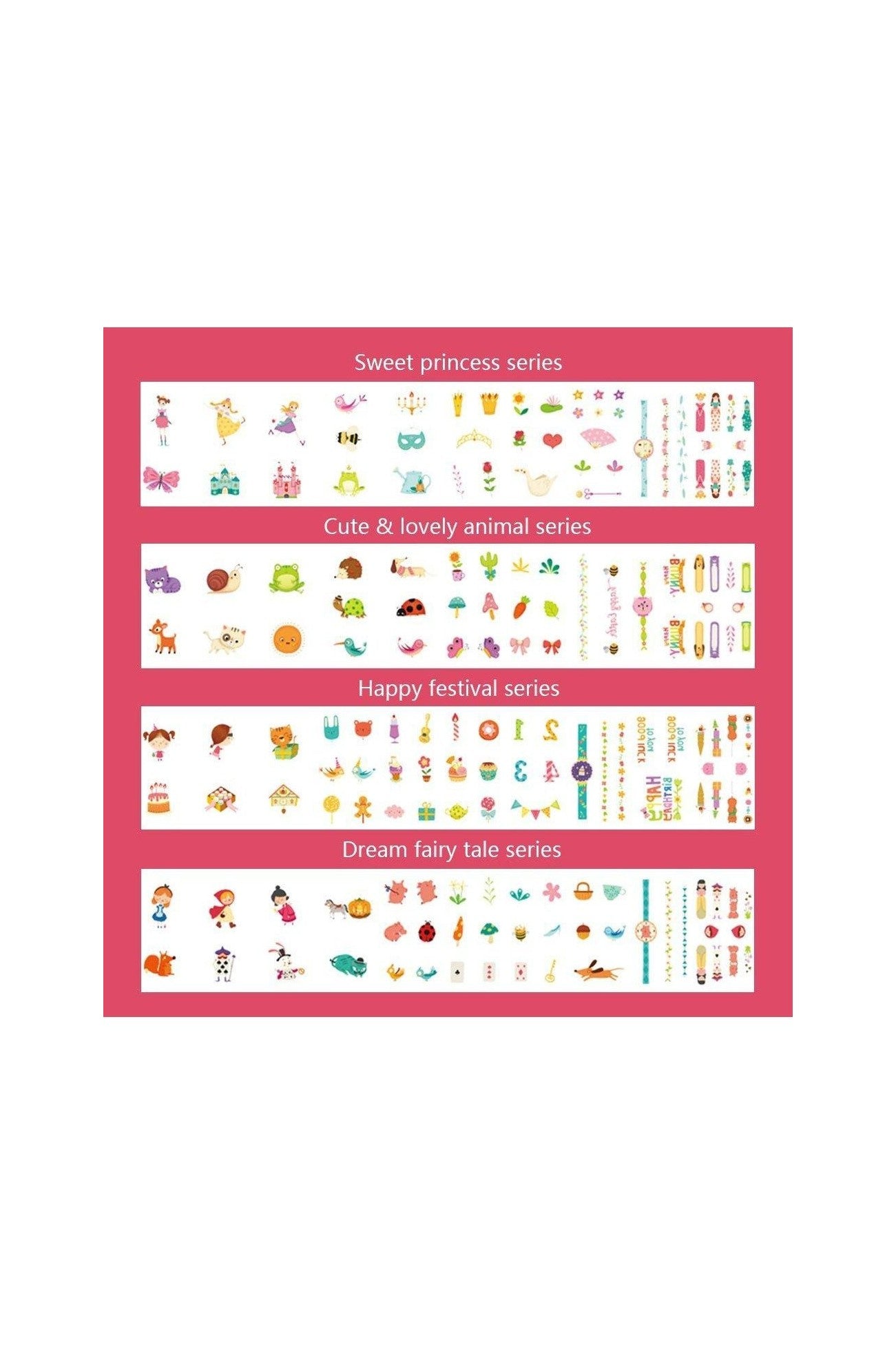 Temporary Tattoos - Colorful Garden