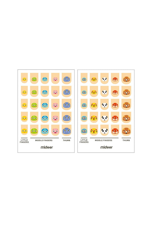 Nail Stickers - 100 Pcs - Marah Kids