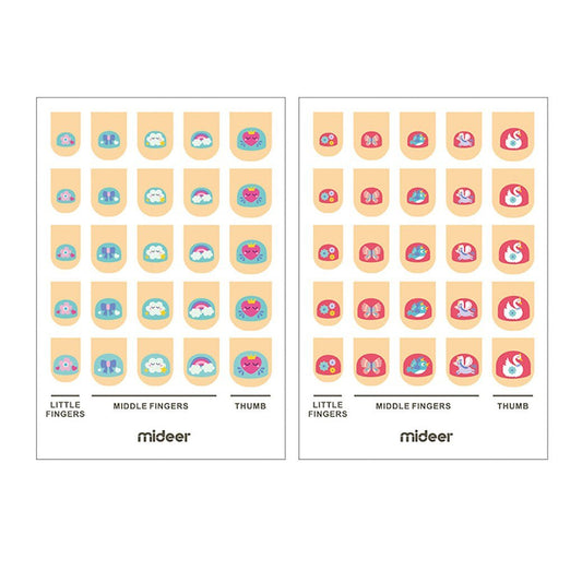 Nail Stickers - 100 Pcs - Marah Kids