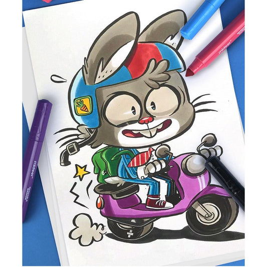 Washable Markers - 36 Colours - Marah Kids