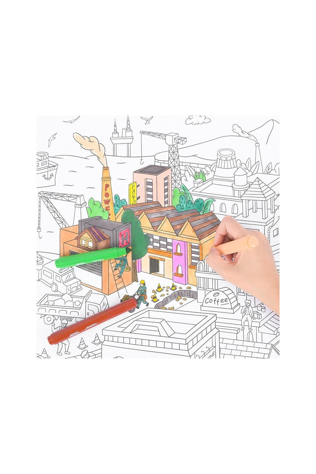 Coloring Roll - City (10 Mtrs)