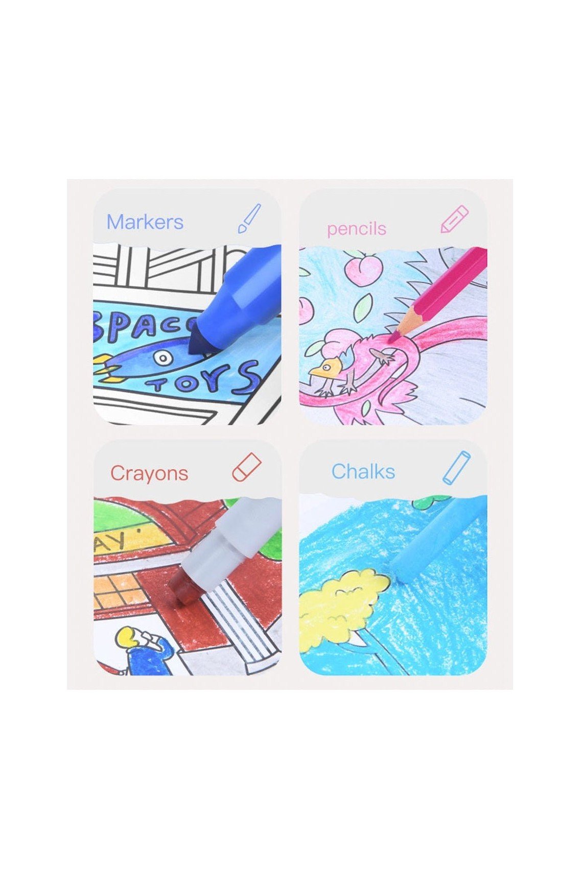 Coloring Roll - Jungle (10 Mtrs) - Marah Kids