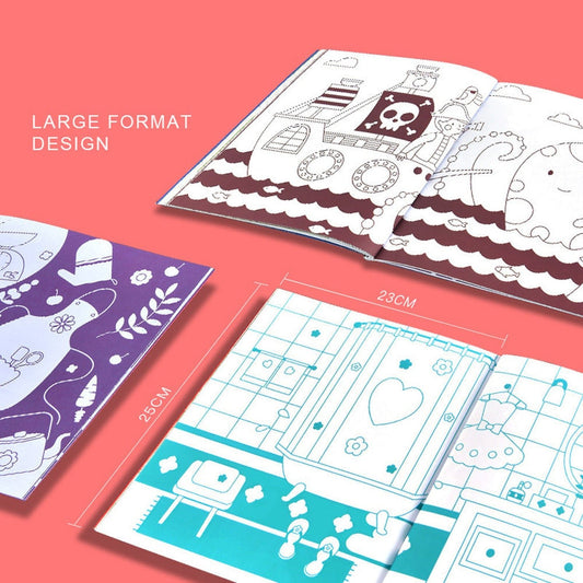 Coloring Book - Pink - Marah Kids