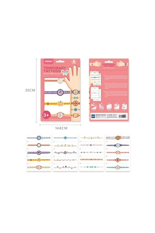 Temporary Tattoos - Watches & Bracelets (Girl) - Marah Kids