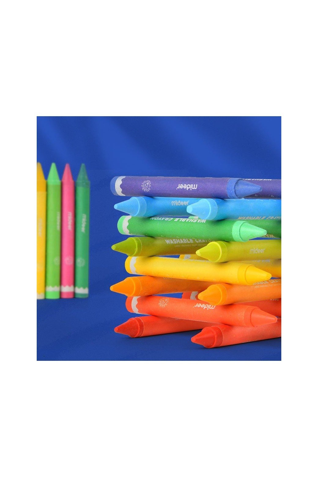 Washable Crayons - 12 Colours - Marah Kids