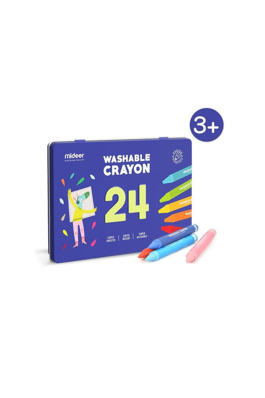 Washable Crayons - 24 Colours - Marah Kids