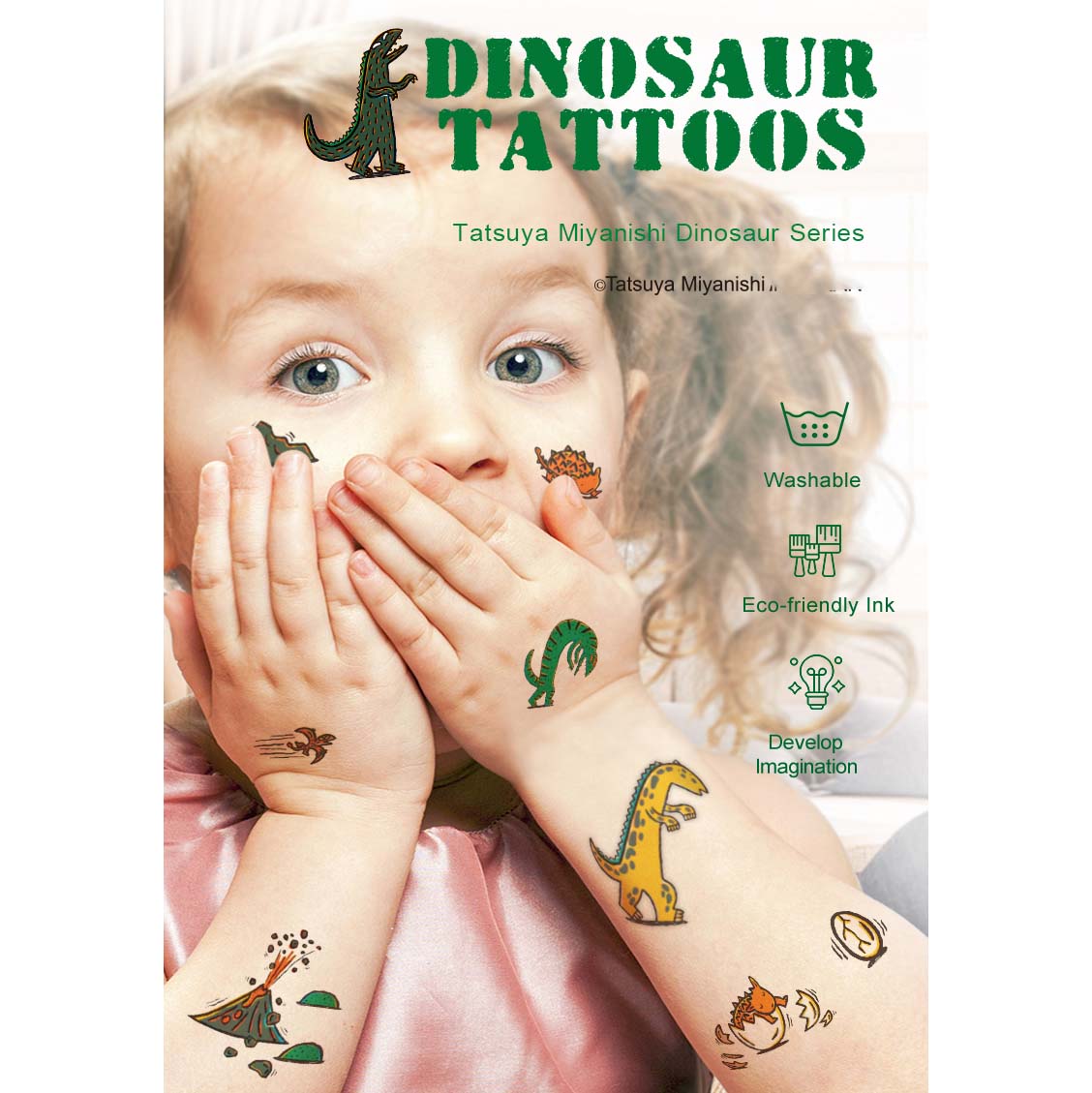 Temporary Tattoos - Dino - Marah Kids