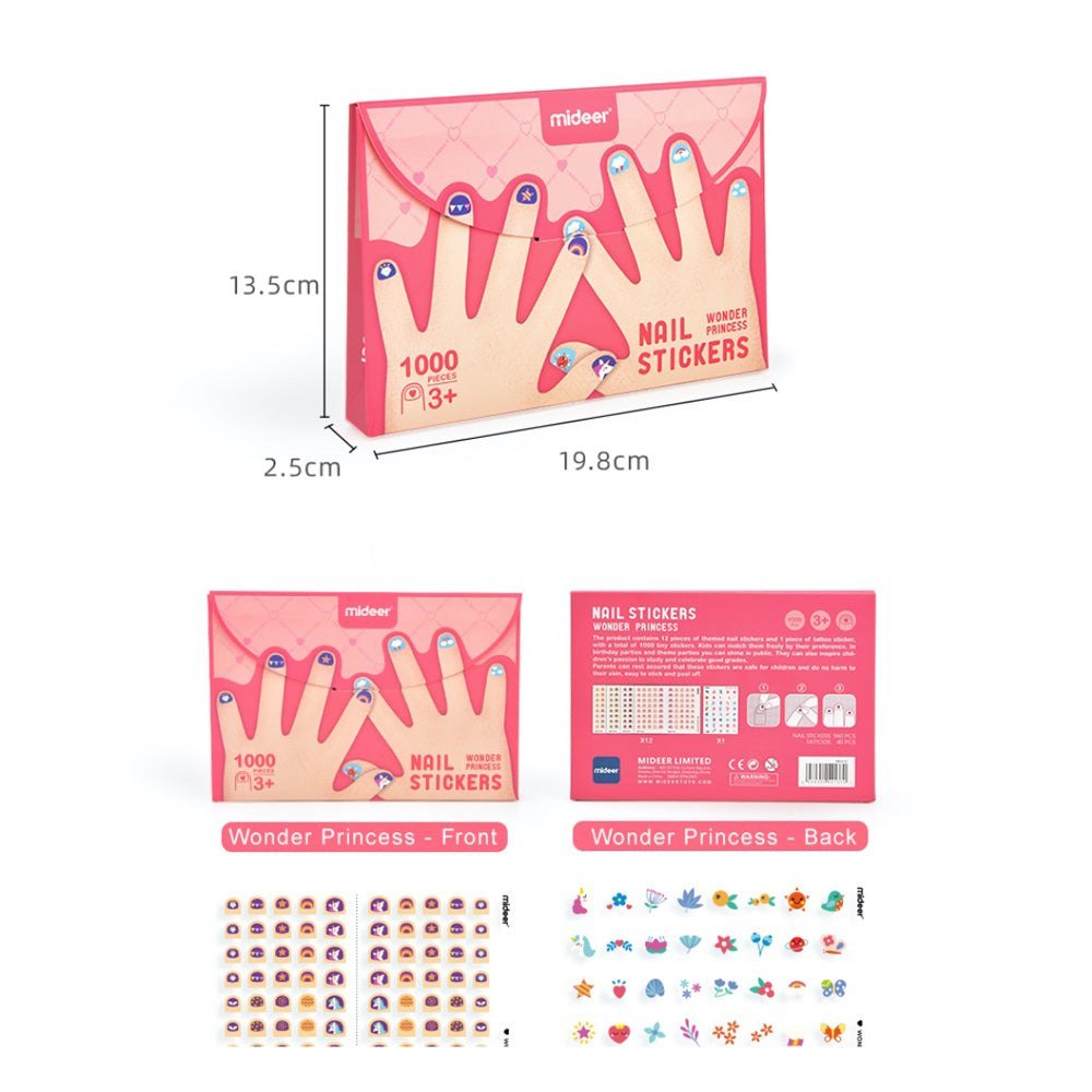 Nail Stickers - Wonder Princess - Marah Kids