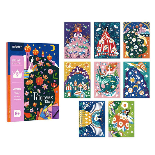 Gold Foil Stickers Kit - Marah Kids