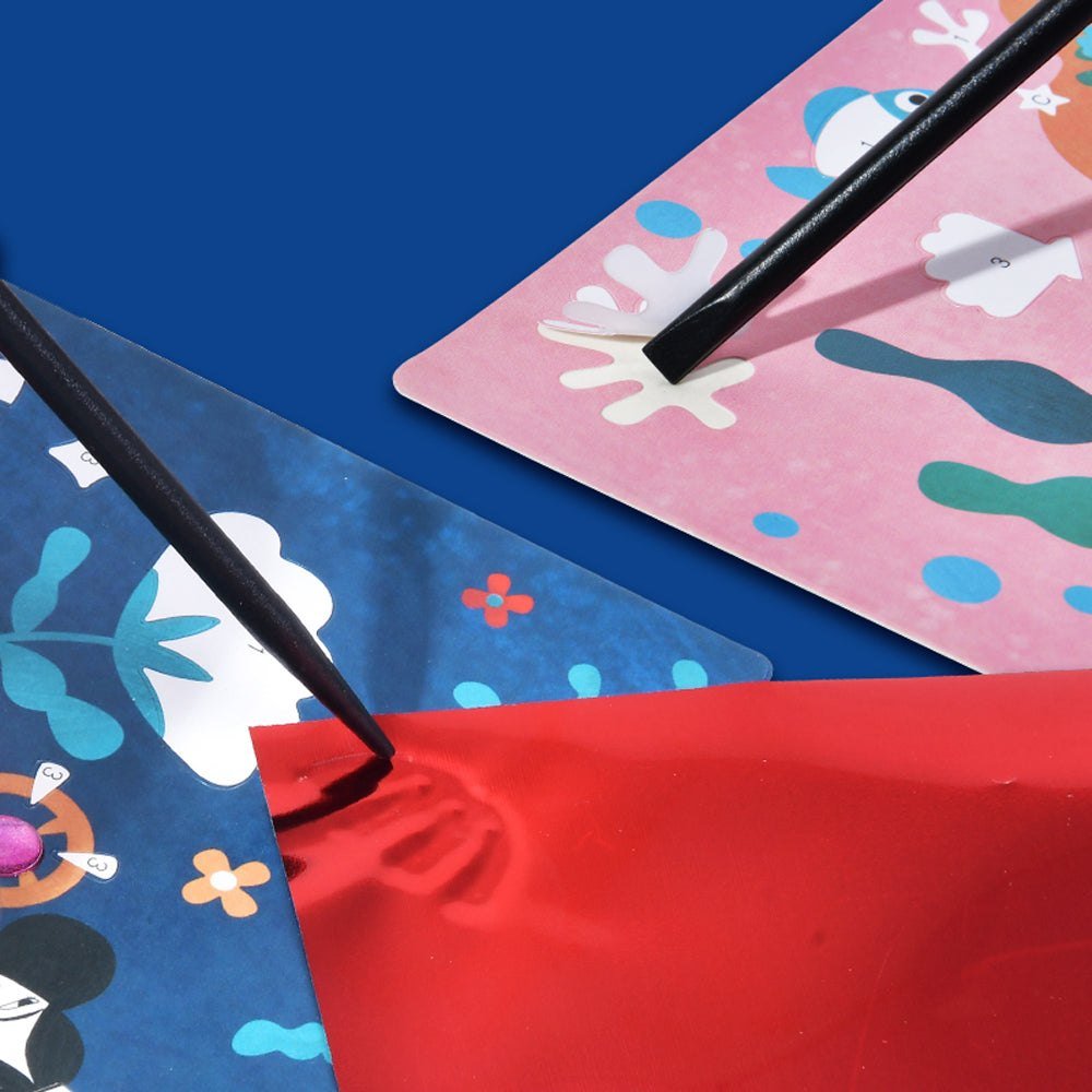 Gold Foil Stickers Kit - Marah Kids