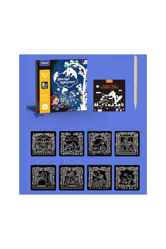 Scratch Card Kit - Little Red Riding Hood - Marah Kids