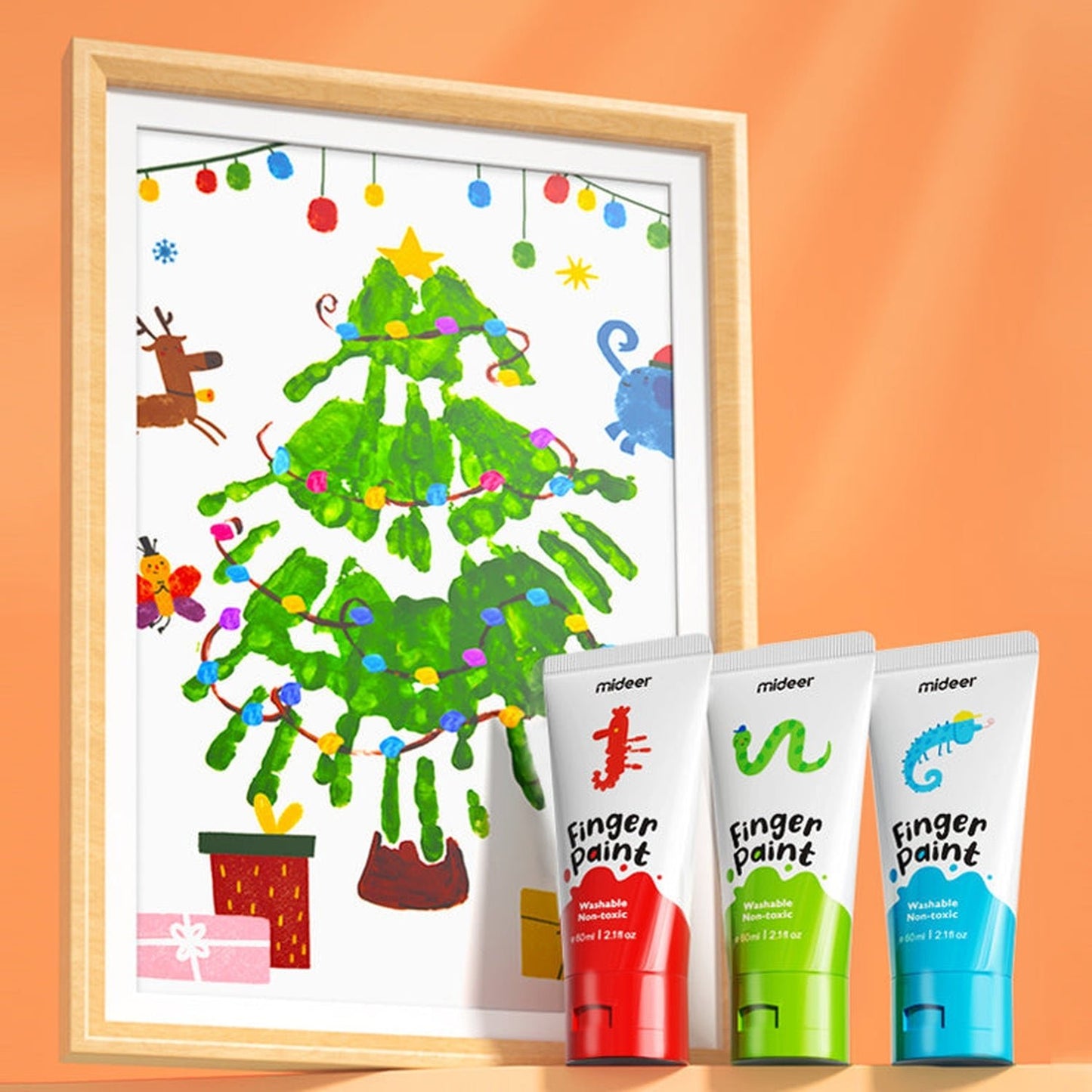 Finger Paint - 6 Colors - Marah Kids