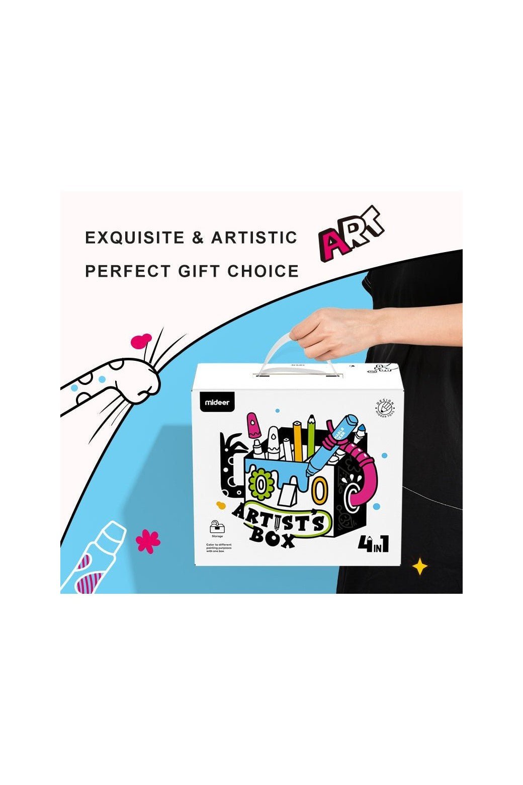 Artist Box (Coloring Set - 52 Pcs) - Marah Kids