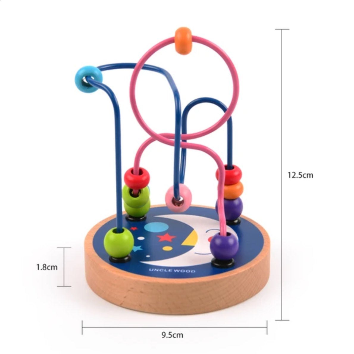 Wooden Bead Maze - Elephant - Marah Kids