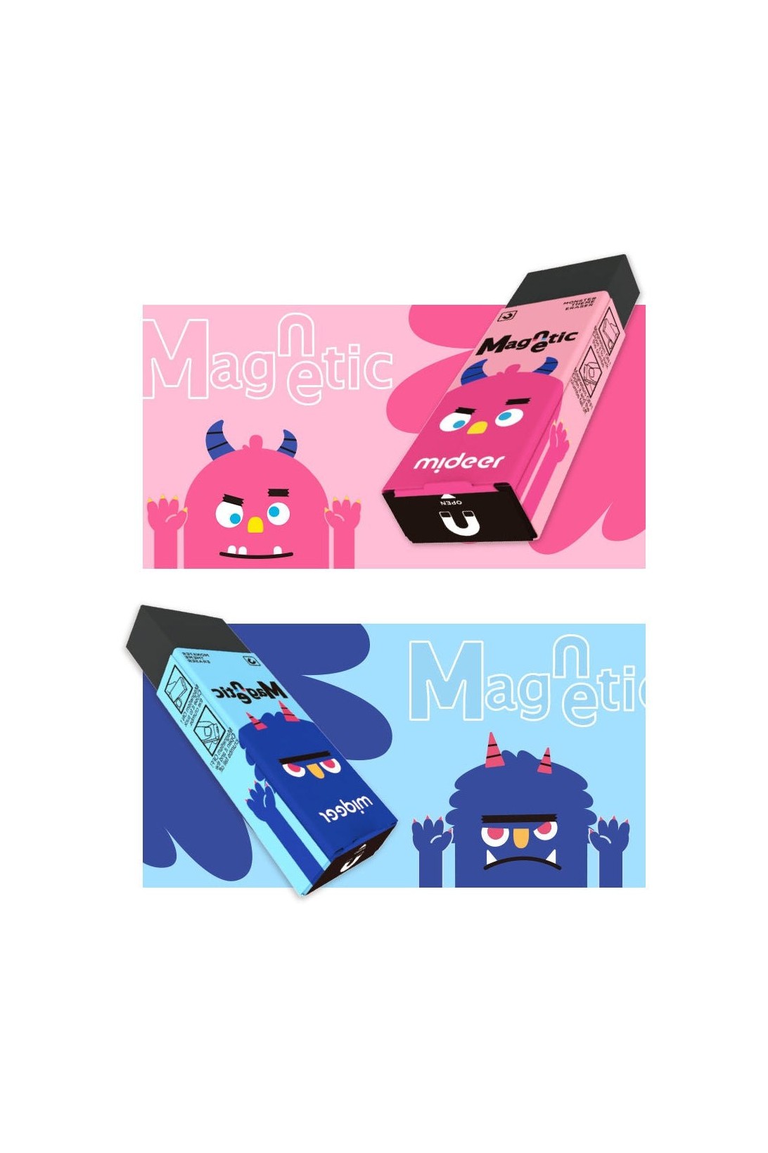 Magnetic Eraser - Pink