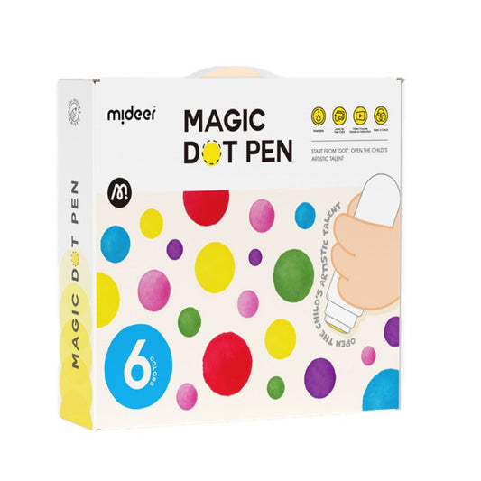 Magic Dot Markers - 6 Colors - Marah Kids