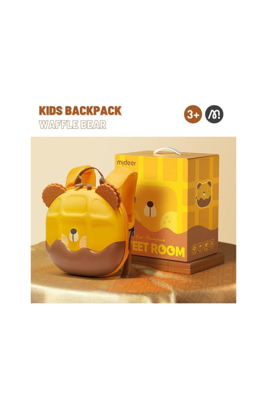 Kids Backpack - Waffle Bear - Marah Kids