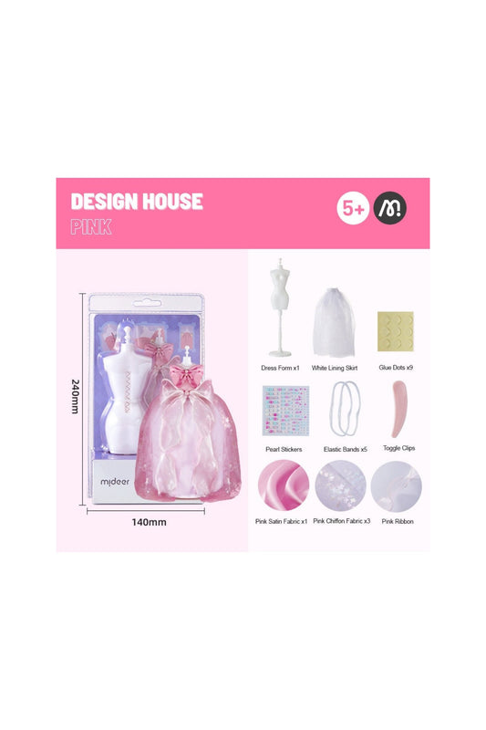 Design House Mini Diy Kit - Pink - Marah Kids