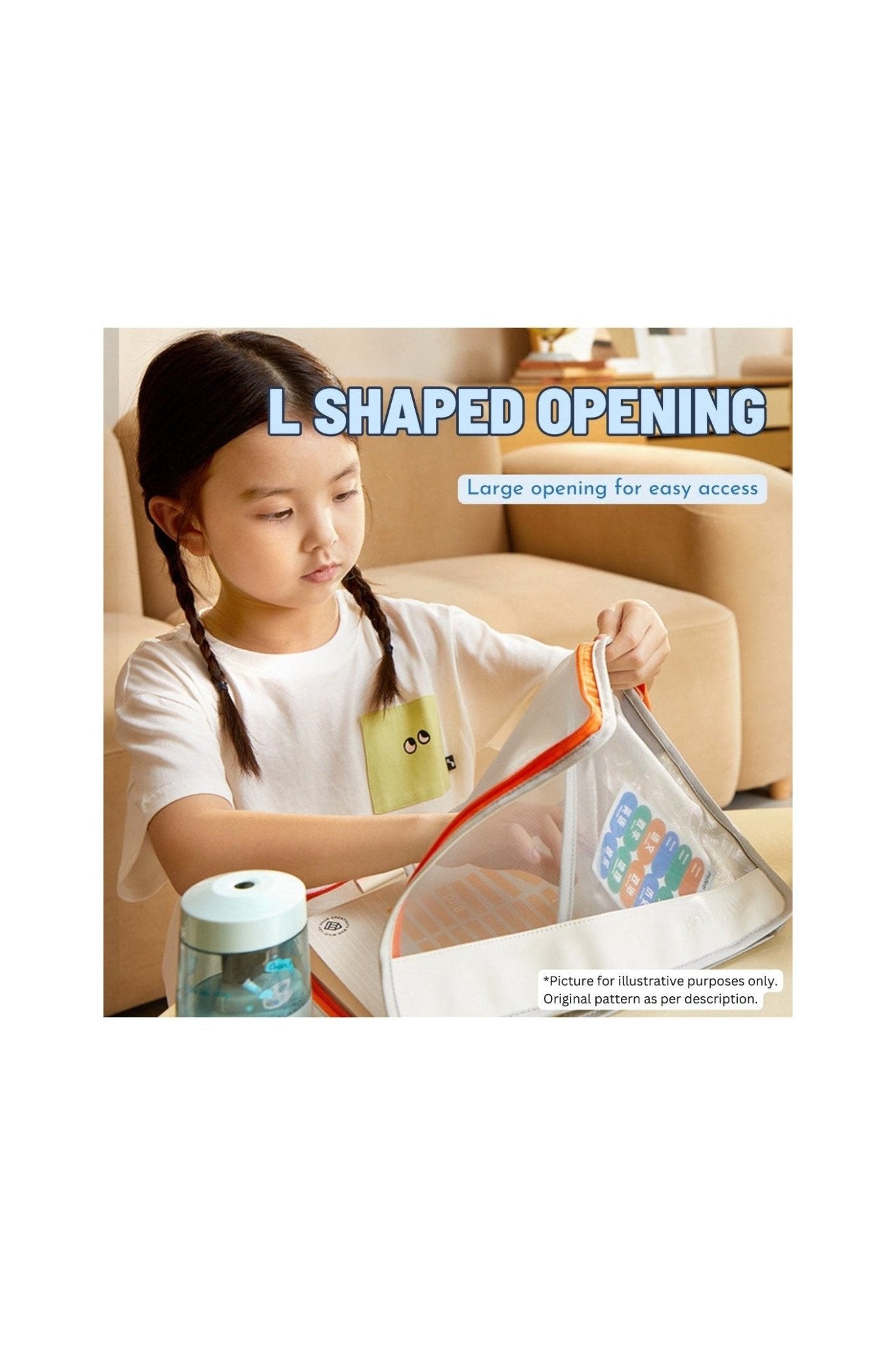 A4 Size Folder - Orange - Marah Kids