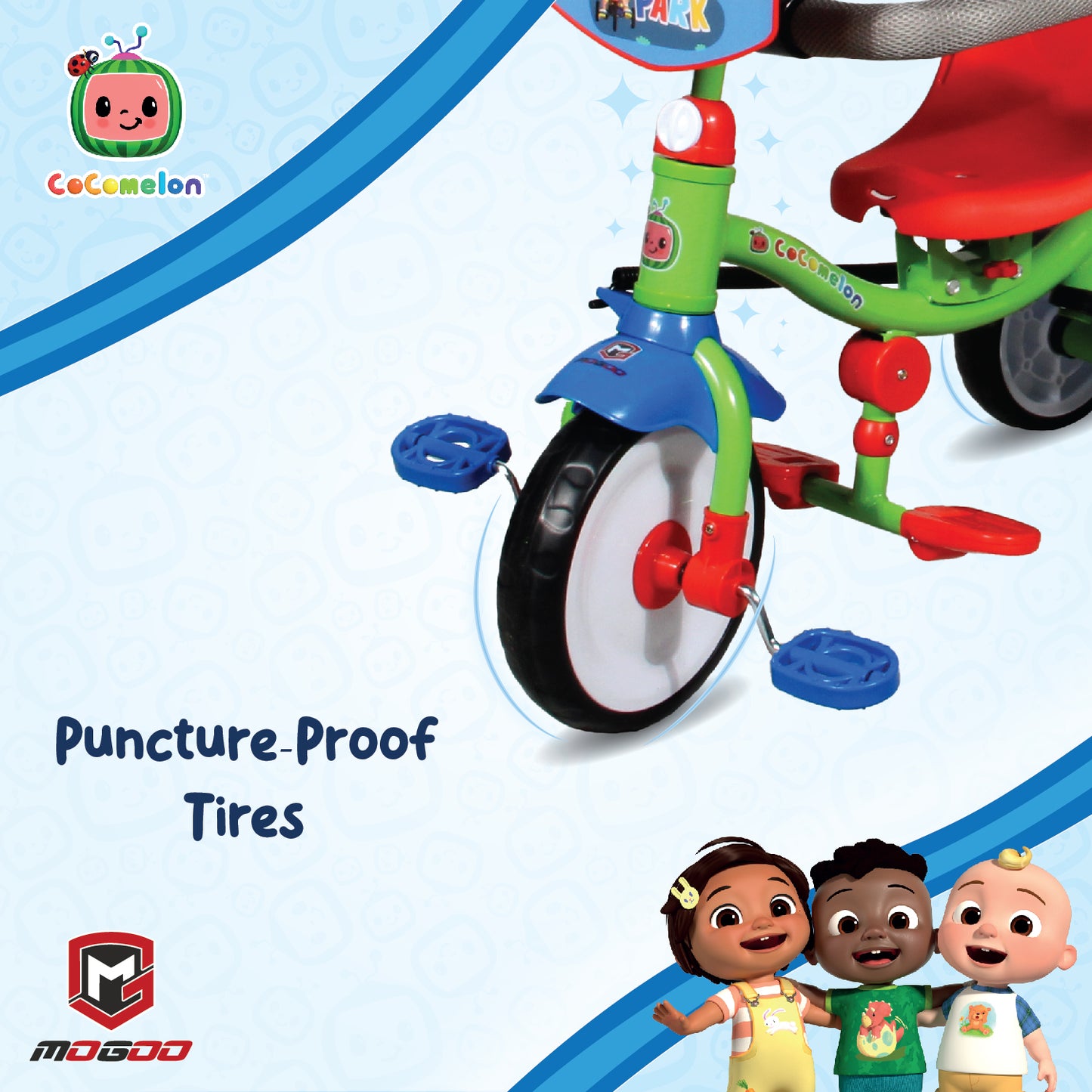 Cocomelon Playtime Tricycle - Marah Kids
