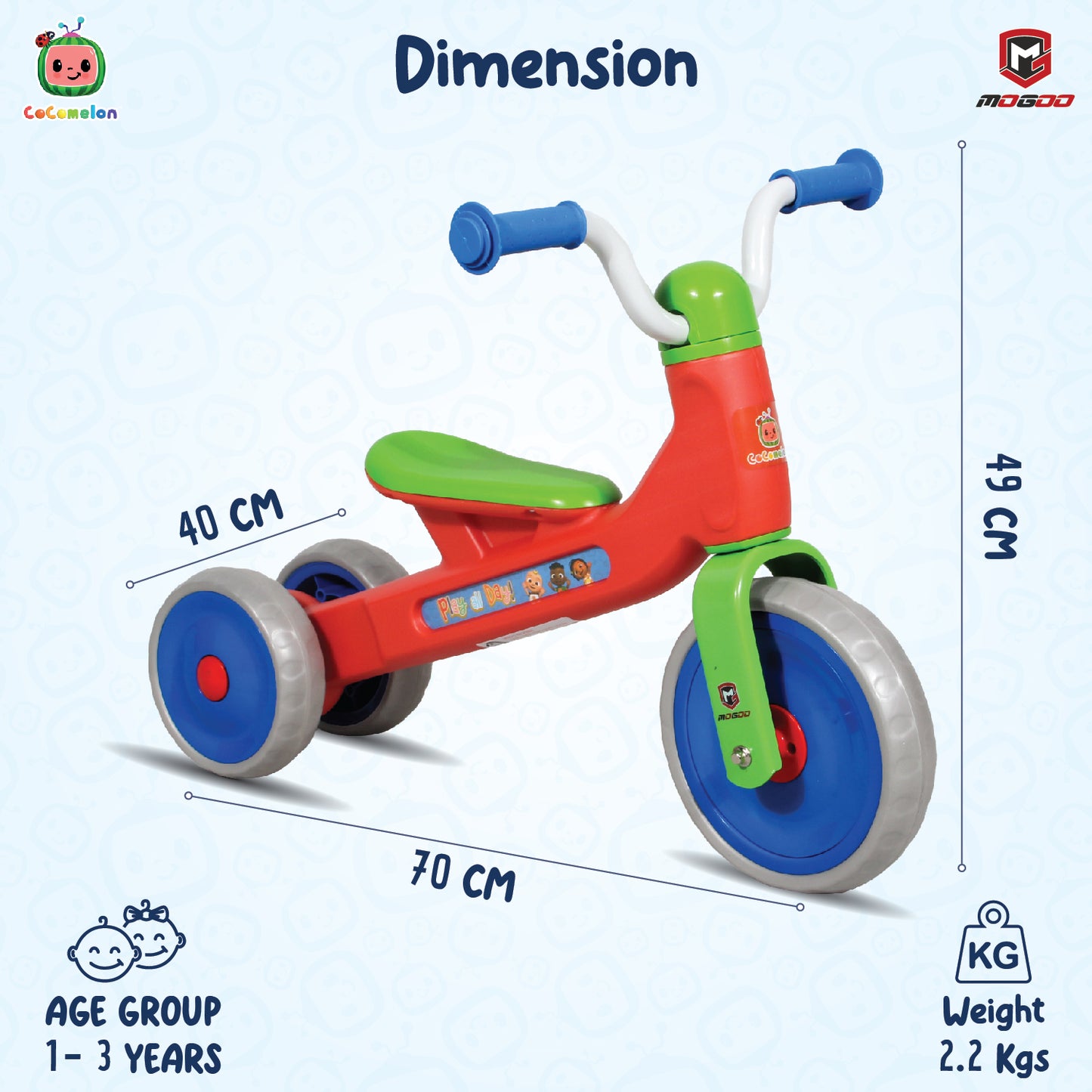 Cocomelon Coco Trike - Marah Kids