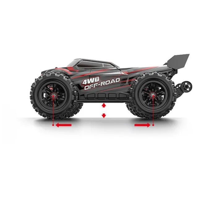 MJX – Brushless RC Hobby GradeTruck | High Speed, 2.4Ghz Remote Control | 1:16 Scale Radio Controlled Off - roader Electronic Monster R/C Truck | RTR, All Terrain - Black - Marah Kids