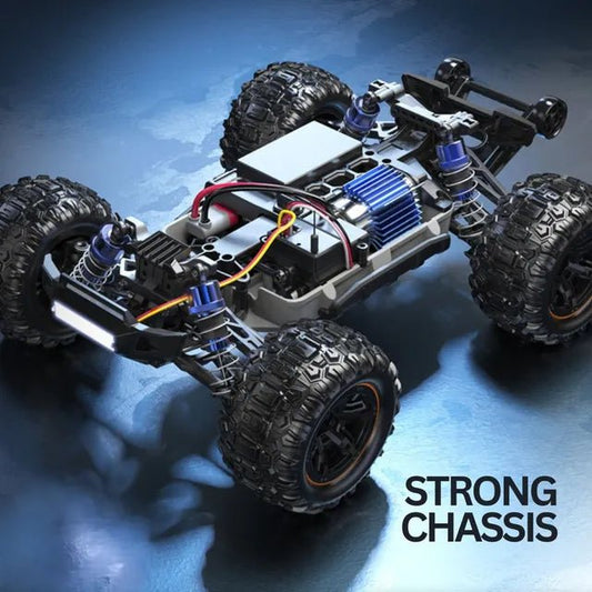 MJX – RC Hobby Grade Truck | High Speed 30km/h, 2.4Ghz Remote Control | 1:16 Scale Radio Controlled Off - road Electronic Monster R/C Truck | RTR, All Terrain – Green - Marah Kids