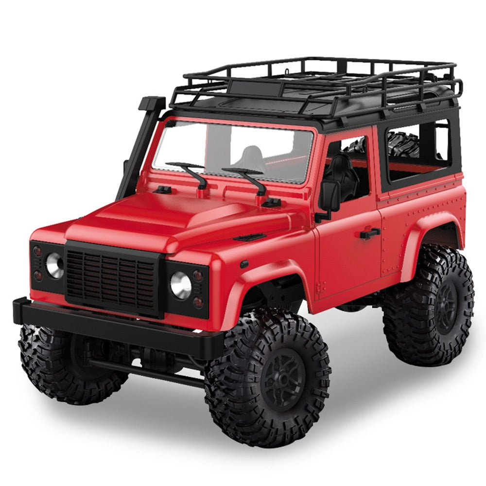 MN 1:12 LICENSED LAND ROVER DEFENDER 4WD HOBBY RC CRAWLER WITH LIGHTS - Marah Kids