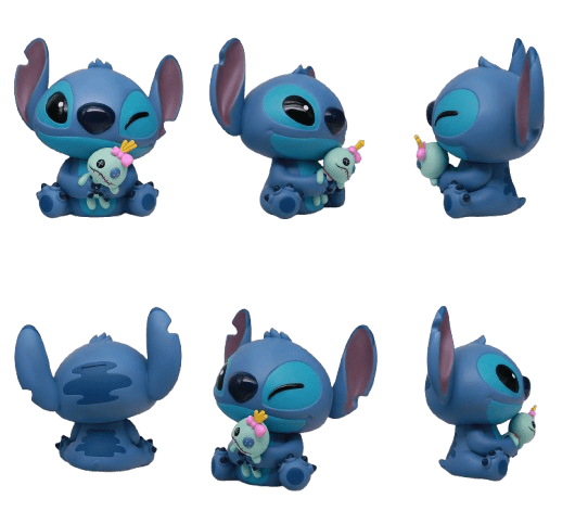 Monogram: Stitch 18cm Figural Bank 1 in acetate box - Marah Kids