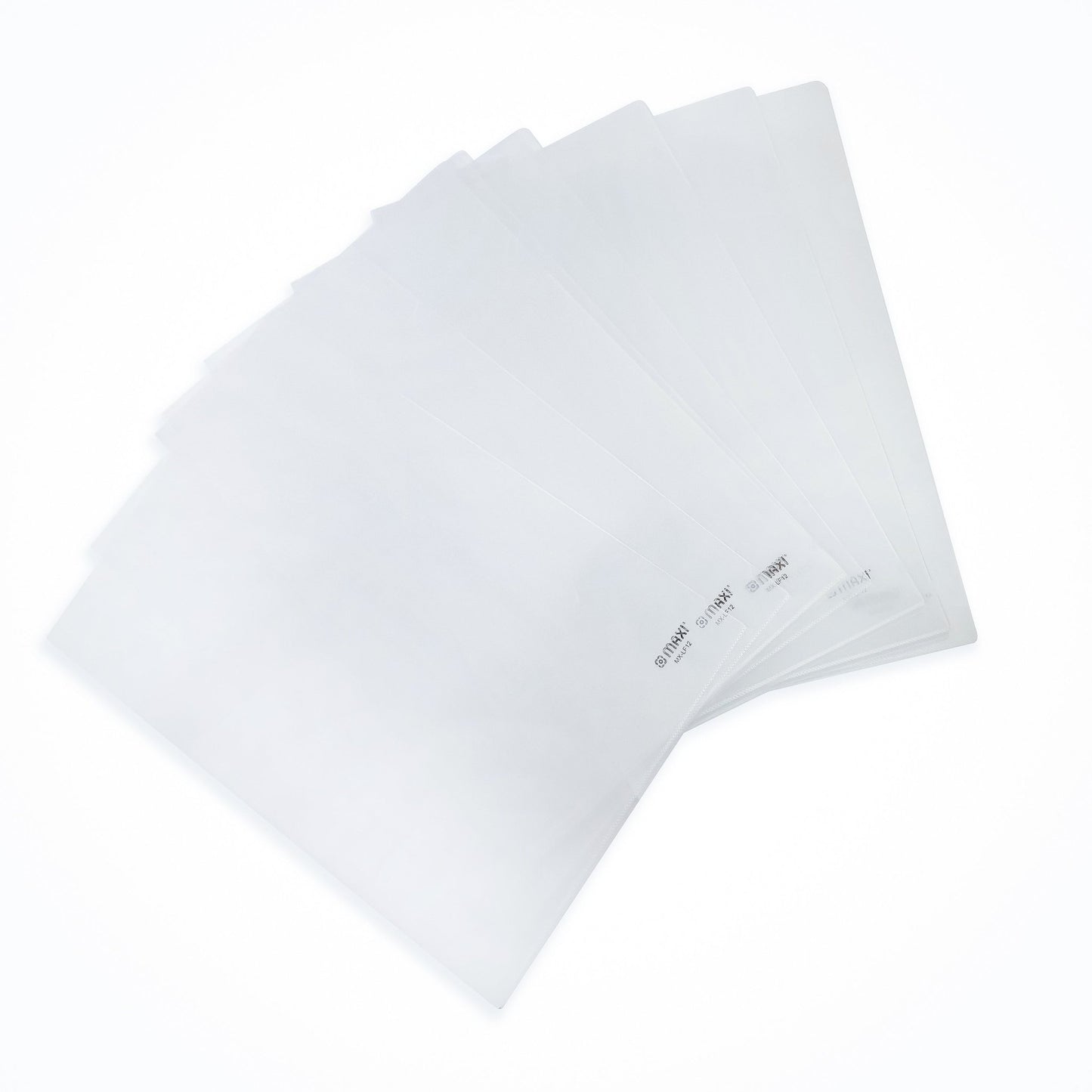 MAXI A4 L FOLDER CLEAR POLY BAG OF 12PC - Marah Kids